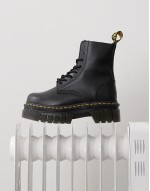 Audrick 8 eye lace up boot with chunky sole in black