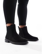 mini chelsea boots in black