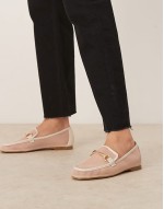 Graice snaffle loafers in beige mesh