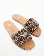 Elenaa Padded Sandal in Leopard